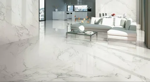 تصویر 2 از سنگ مرمریت زرد نطنز با رنگ گرم و جلوه طبیعی